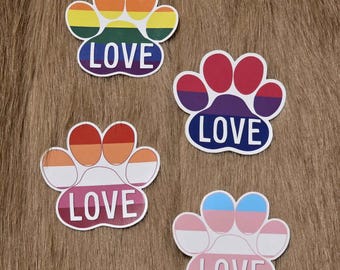 Pride Paw Stickers