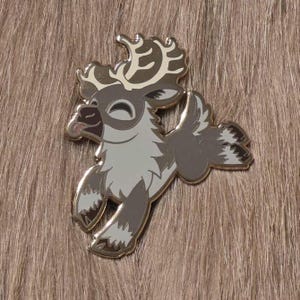 Reindeer Enamel Pin