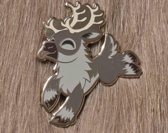 Reindeer Enamel Pin