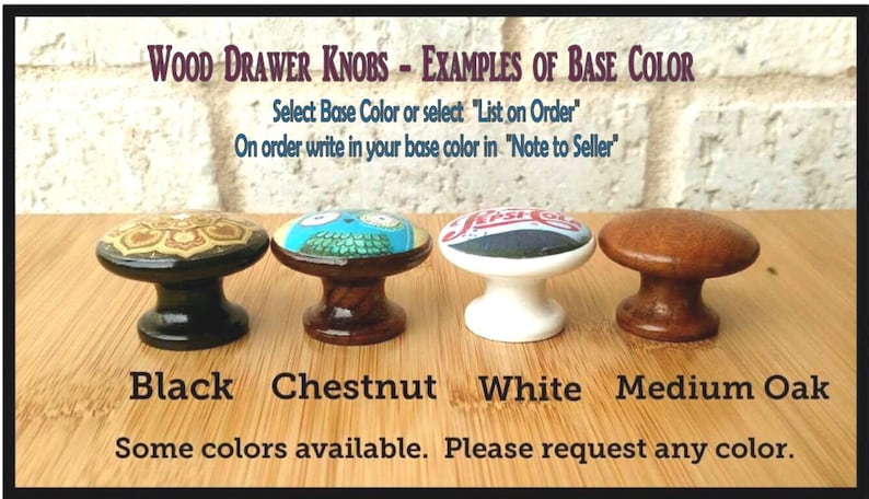 Dinosaur Wood Knobs No VOC Paint No VOC Clear Coat Gloss Furniture Handle Nursery Kids Bedroom Hand Painted Pull Baby Shower Size 1.5