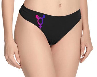 Subtila Trans Pride klassiska stringtrosor för kvinnor – snygga och bekväma