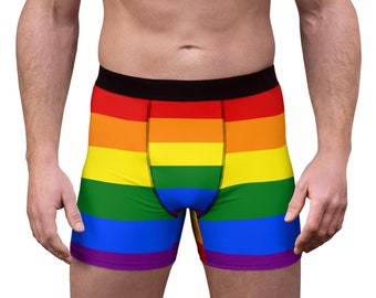Rainbow Pride herrboxershorts - Bekväma, inkluderande och fina