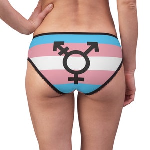  DIYthinker Trans Man Support LGBT Transgender Women Panties  Invisible Seamless Briefs G-string T-back 2pcs Gift White: Clothing, Shoes  & Jewelry