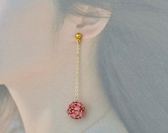 Hana-ami ball Dangling Earrings