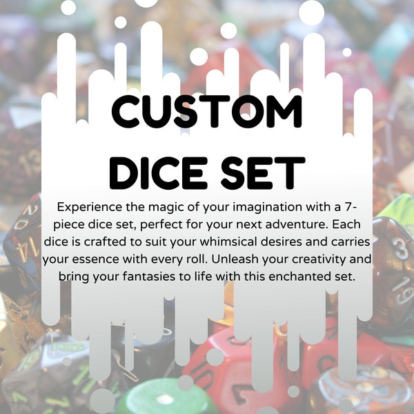 Custom Curated TTRPG Dice Set