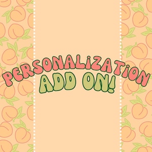 Personalization Add On