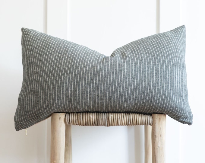 14x24 Chiang Cotton Lumbar Pillow Cover Etsy