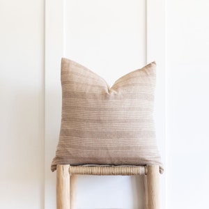 Pillow Cover &quot;Oja&quot;  High end pillows designer pillow pillows linen pillow shabby chic pillow stripe pillow chiang cotton