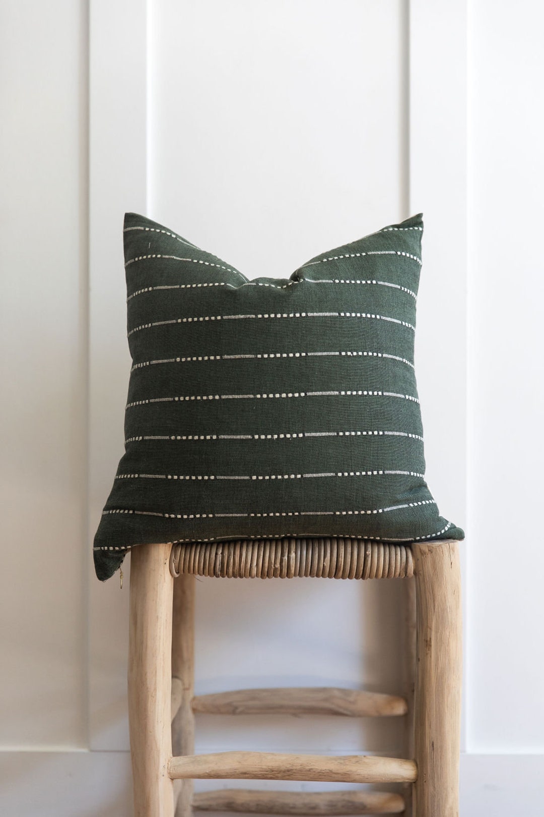 Green Pillow Cover High End Pillows Designer Pillow Pillows Linen