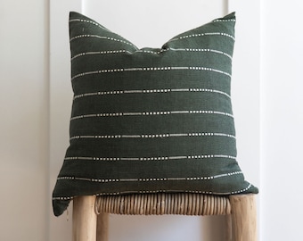 Green Pillow Cover High end pillows designer pillow pillows linen pillow shabby chic pillow