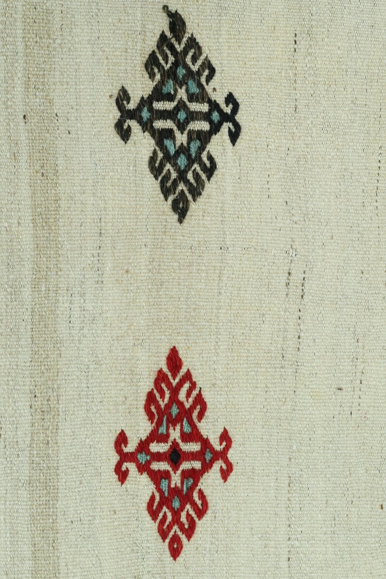 Turkish Kilim Runner Aisle Rug Handmade Runner Rug 33x135 inchs Carpet Runner Hallway Rug Stairs Long Kelim Natural Colored Rug Runner
