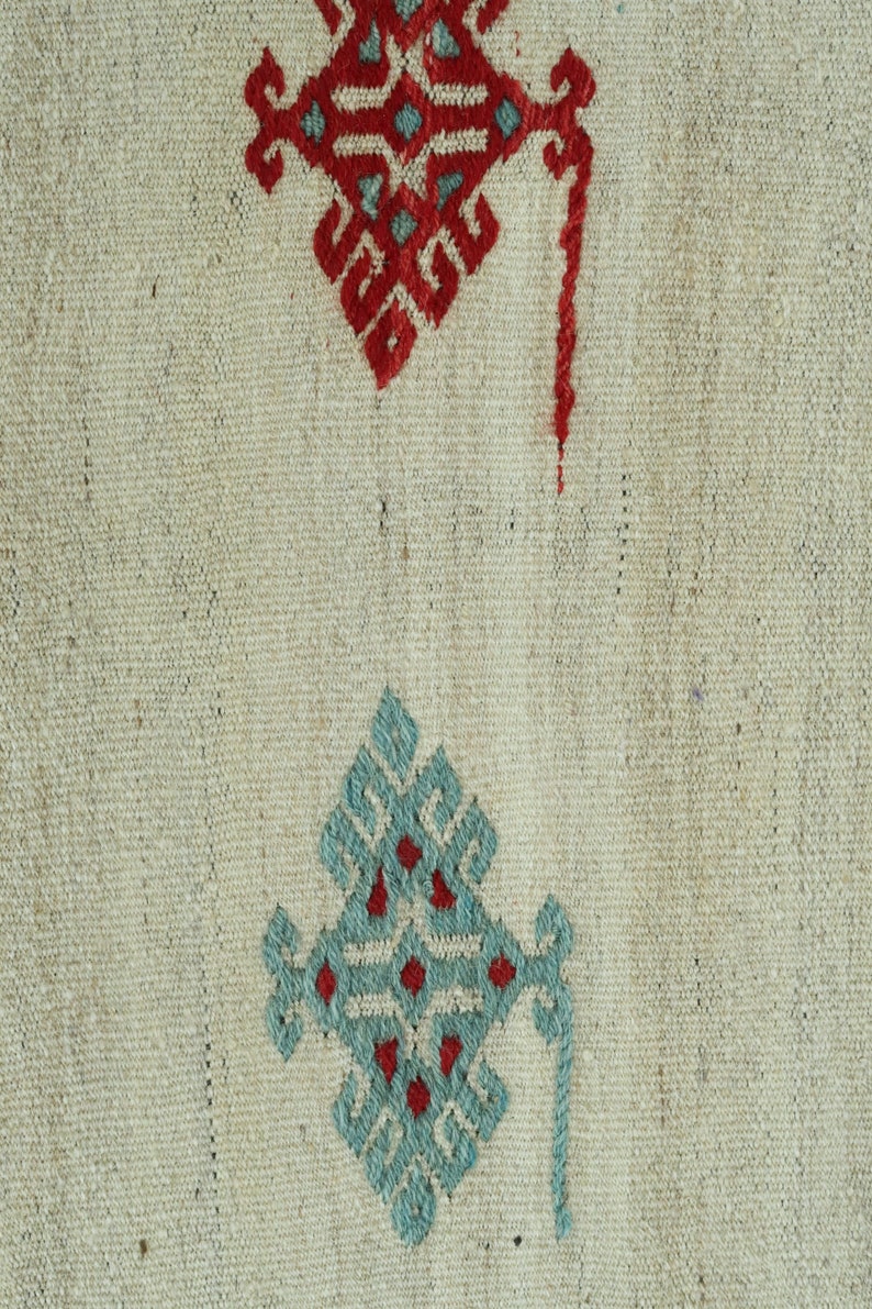 Turkish Kilim Runner Aisle Rug Handmade Runner Rug 33x135 inchs Carpet Runner Hallway Rug Stairs Long Kelim Natural Colored Rug Runner