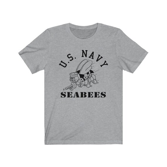 WWII US PT Shirt Military Navy Seabees 