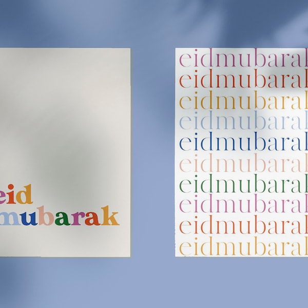 4x5 Printable Eid Cards. digital download, eid decor, ramadan cards, eid cards, modern ramadan decor, eid gift, eidi cards, eidi envelope