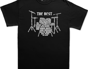Percussion Gifts, Drummer Shirt for Men, Drummer Legends T shirt, Gift for Drummers, Drum Lovers, The Best Drummers, Drum Player Gift