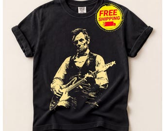Abraham Lincoln Playing Guitar Shirt, Comfort Colors® Retro Political Humor Tee