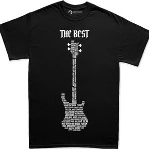 Bass Guitar Shirt: Gift for Bassist, Bass Player Tee