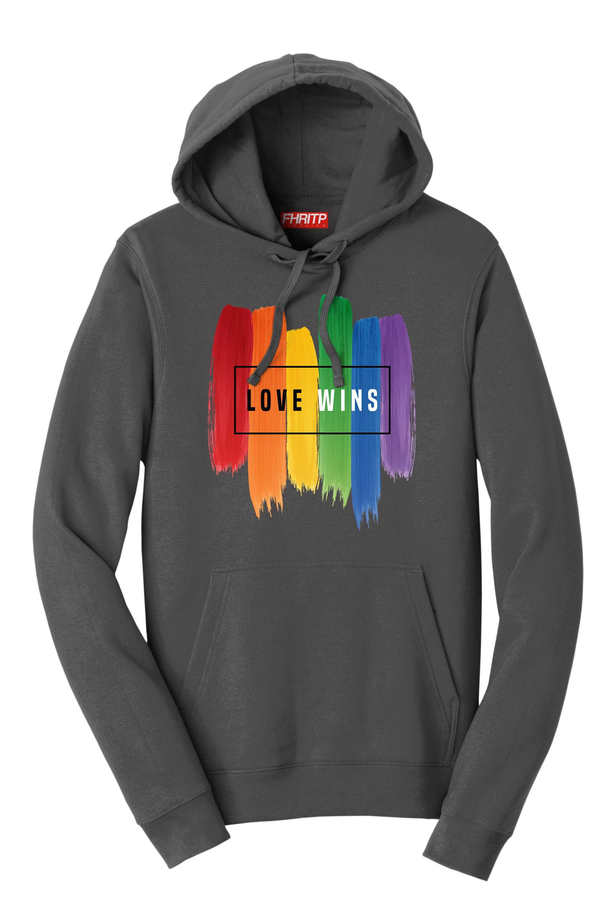 Love Wins LGBT Rainbow Flag Pride Proud Hoodie - Etsy