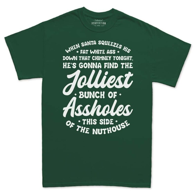 Jolliest Bunch of Assholes Shirt - Funny Clark Griswold Christmas Tee ...