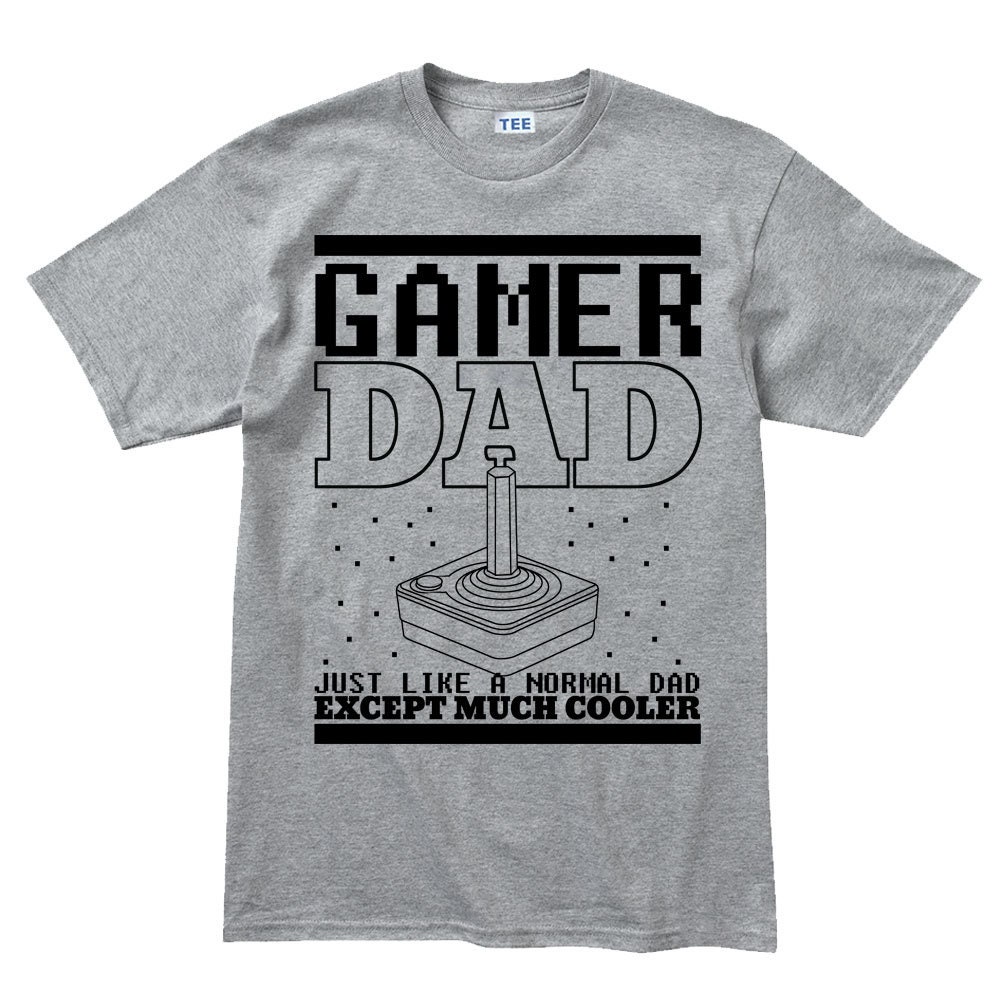 Retro Gamer Dad Gaming Console Father's Day Mens T Shirt - Etsy