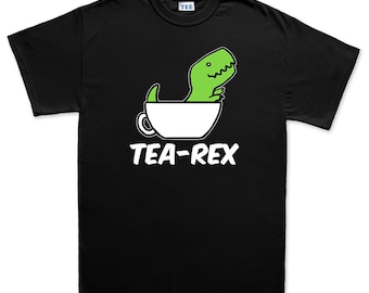 Tee-shirt parodie de dinosaure drôle Tea Rex T-Rex pour homme