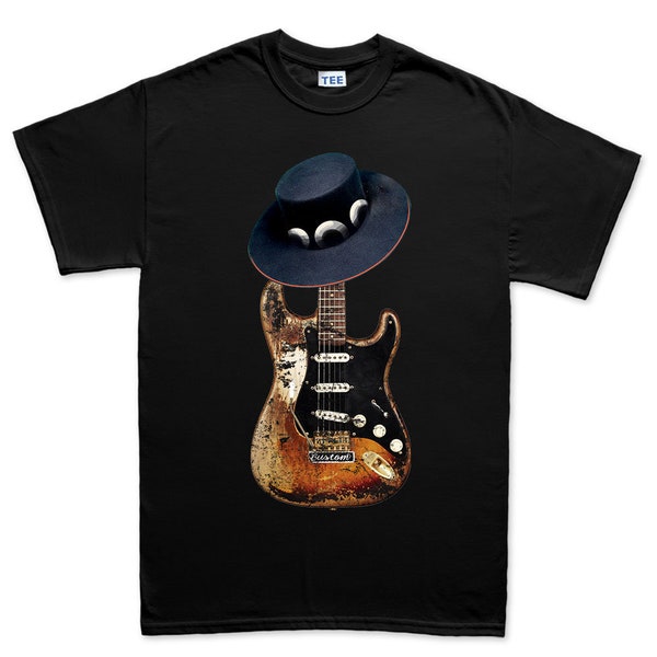 Stevie Ray Shirt, Number One Guitar Shirt, SRV Tribute Tshirt, 1959 American Standard Guitar, Blues Music T shirt, Guitar Player Gifts