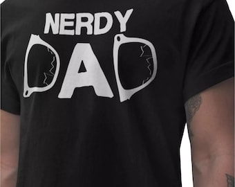 Camiseta divertida para papá: diseño nerd, regalo perfecto para padres geeks.