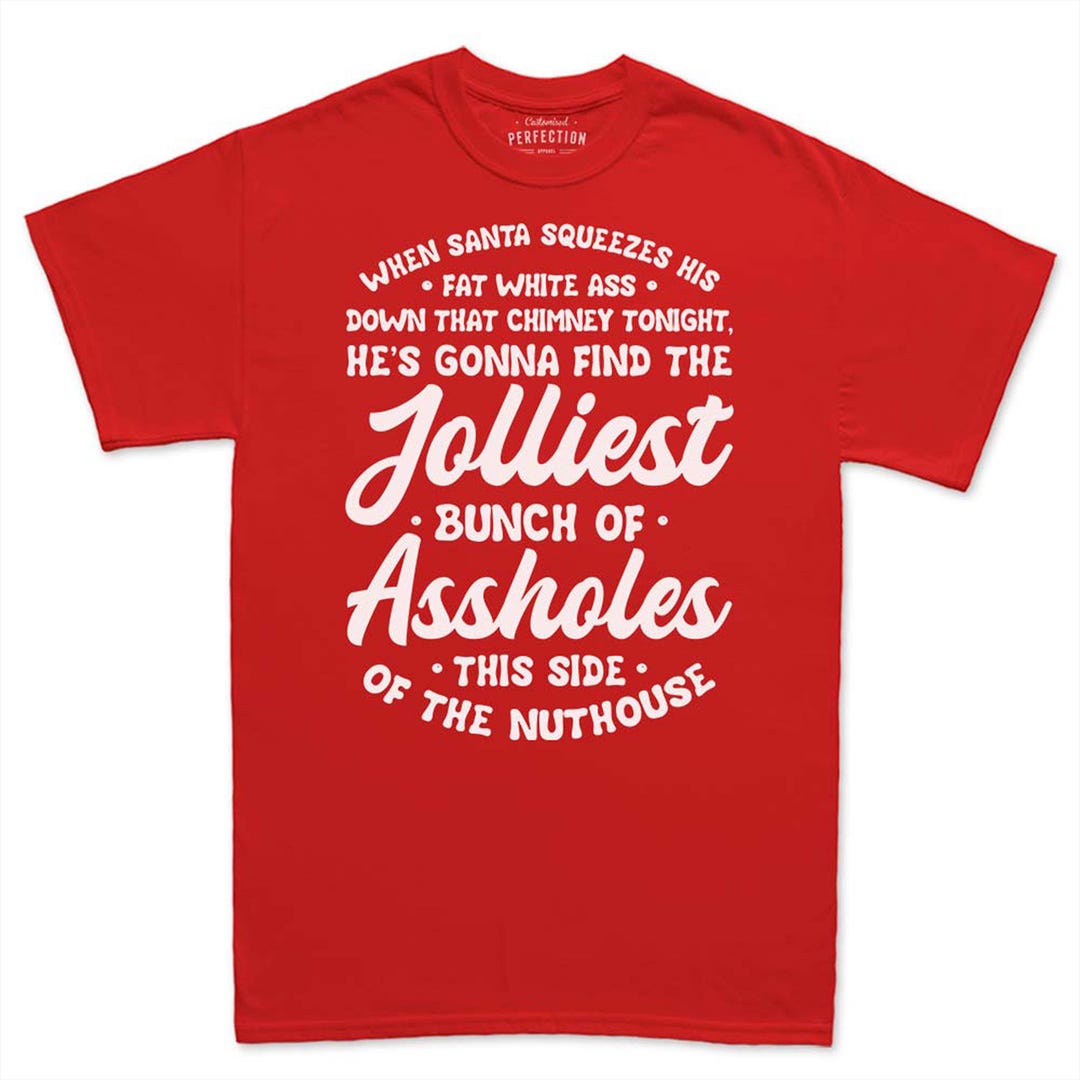 Jolliest Bunch of Assholes Shirt, Funny Christmas Vacation Clark ...