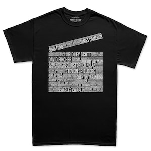 Légendes du réalisateur de cinéma, chemise hommage clap, cadeaux pour les amateurs de cinéma, cadeau cinéaste, étudiant en cinéma, chemise de critique de cinéma, cinéphile