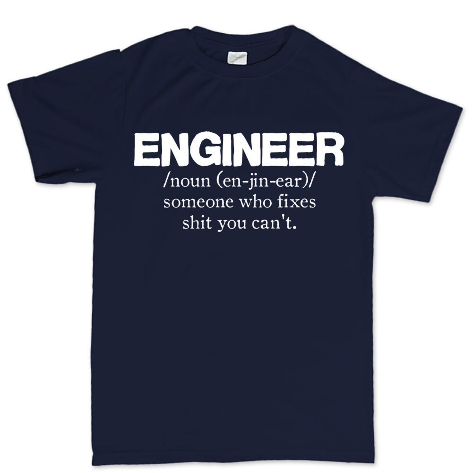 Mens Engineer Engineering Definition Lathe Who Fixes Funny T Etsy