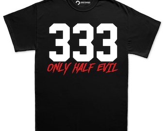 Vintage 333 Half Evil Shirt - Sz XL - 90s Funny Grunge 666 Tee - Etsy