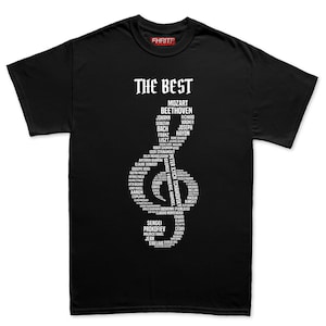 Mens Composer Legends Classical Music Opera Concerto Symphony Tribute T shirt Tee Top T-shirt