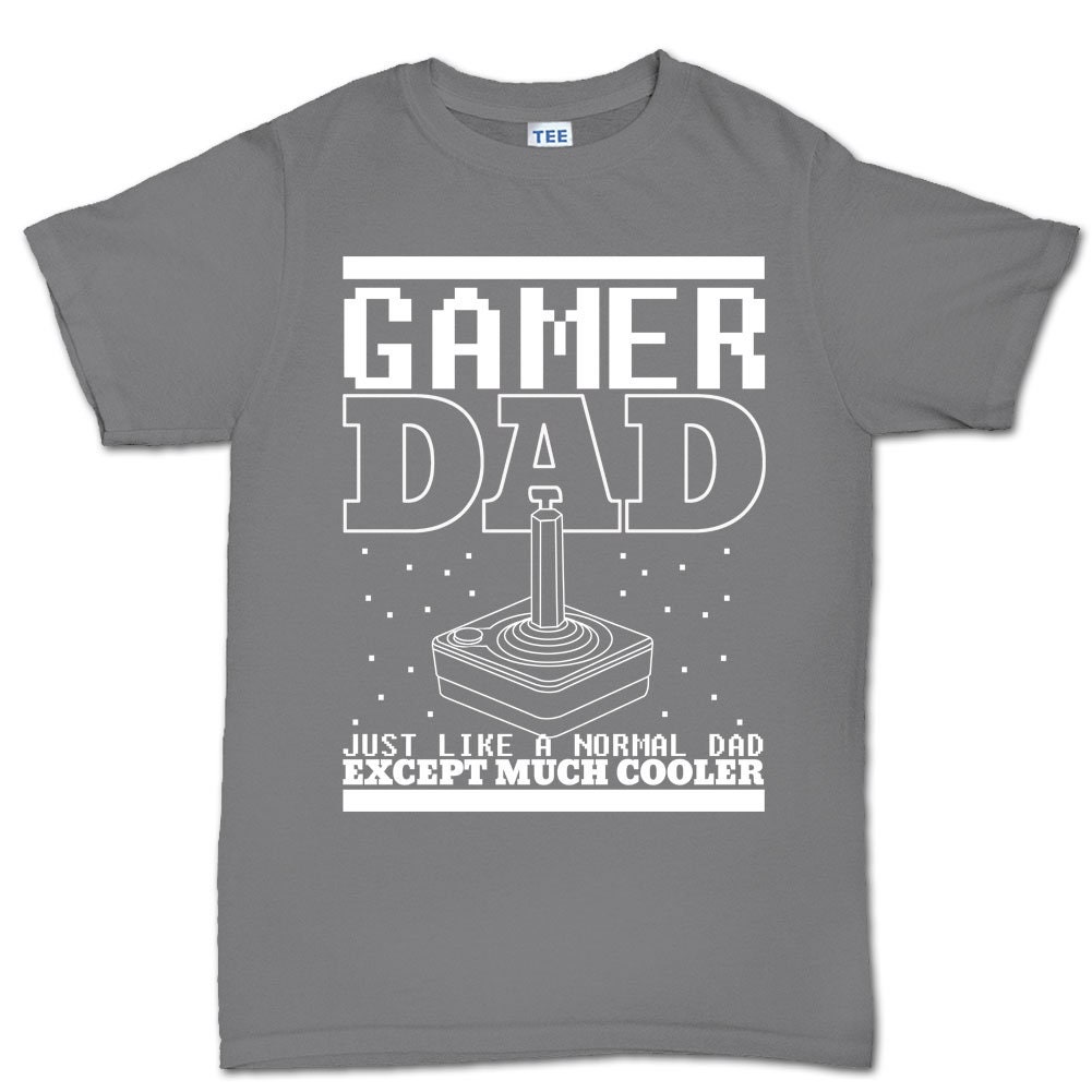 Retro Gamer Dad Gaming Console Father's Day Mens T Shirt - Etsy