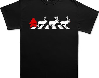 Grappig kerstshirt voor mannen, shirt Santa Road, grappig kerstshirt, grappig kerstshirt, grappig kerstshirt, shirt kerstman, shirt kerstman