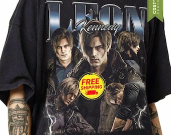 Limited Leon Kennedy Comfort Colors® Shirt, Resident Evil Requiem, RE9 Fan Tee