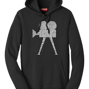 Movie Actor Film Star Legends Camera Tribute Hoodie