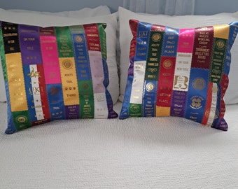 Dog agility ribbon pillows ***Example Only***