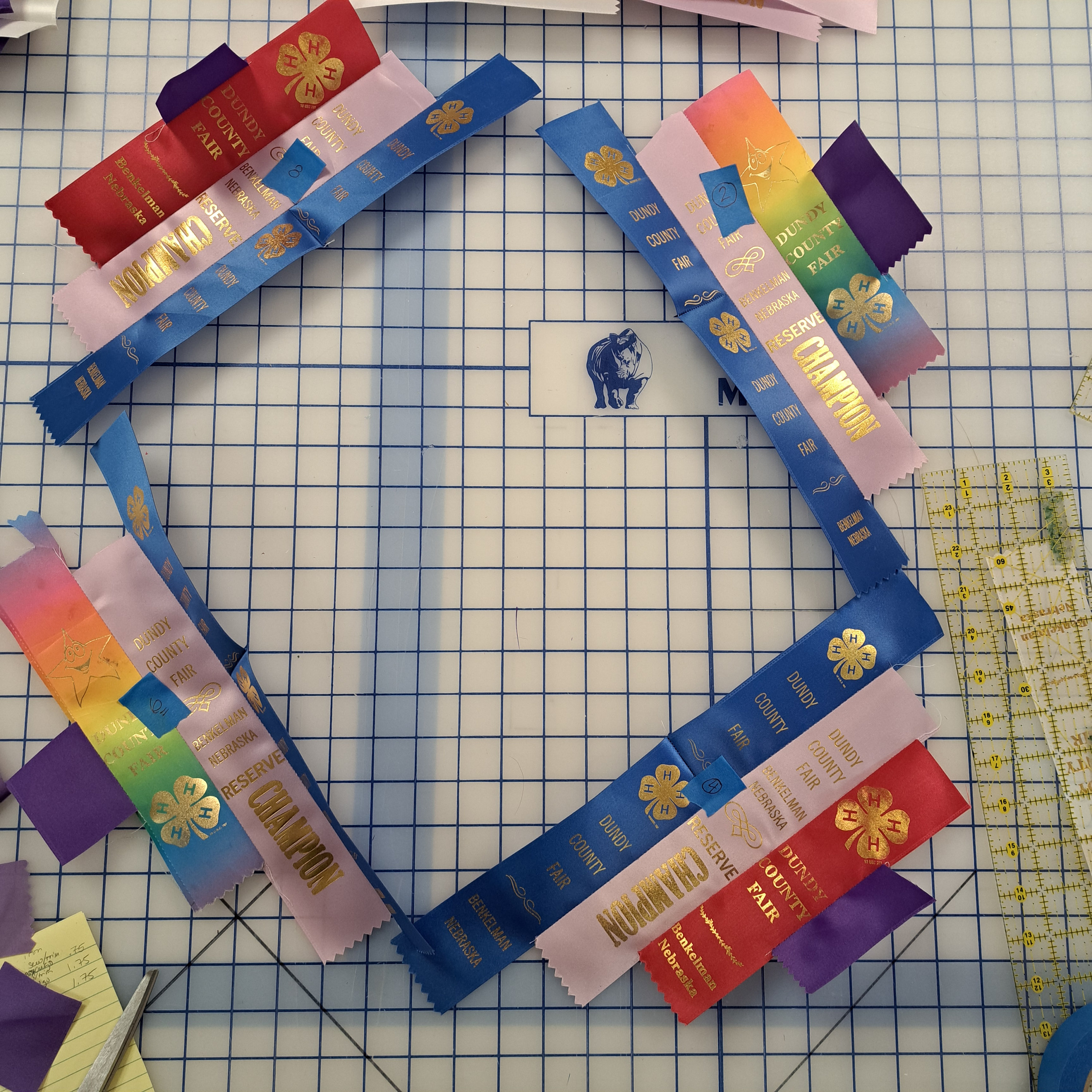 4-H Competition Ribbon Display ***example Only*** - Etsy