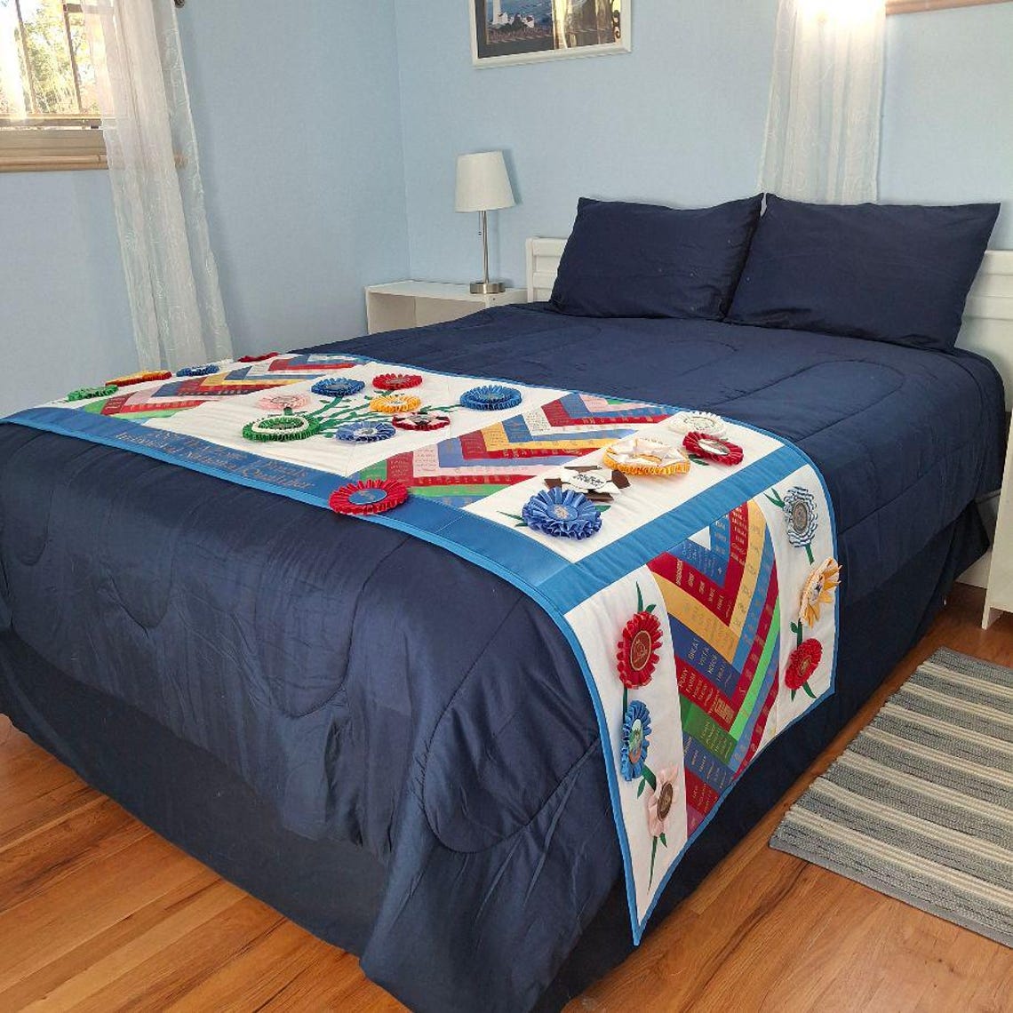 Bed Runner Example Horse Show Ribbon Bed Runner ***example Only*** - Etsy