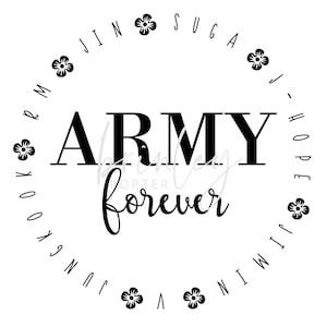 ARMY Forever PNG File