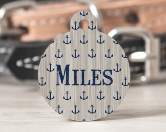 nautical dog tags