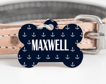 nautical dog tags