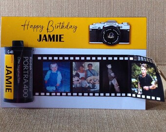 Personalized Photo Film Card: Unique Photographer Gift