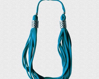 Turquoise T/shirt Boho Necklace