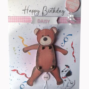 Geanimeerde gepersonaliseerde teddykaart in 3D
