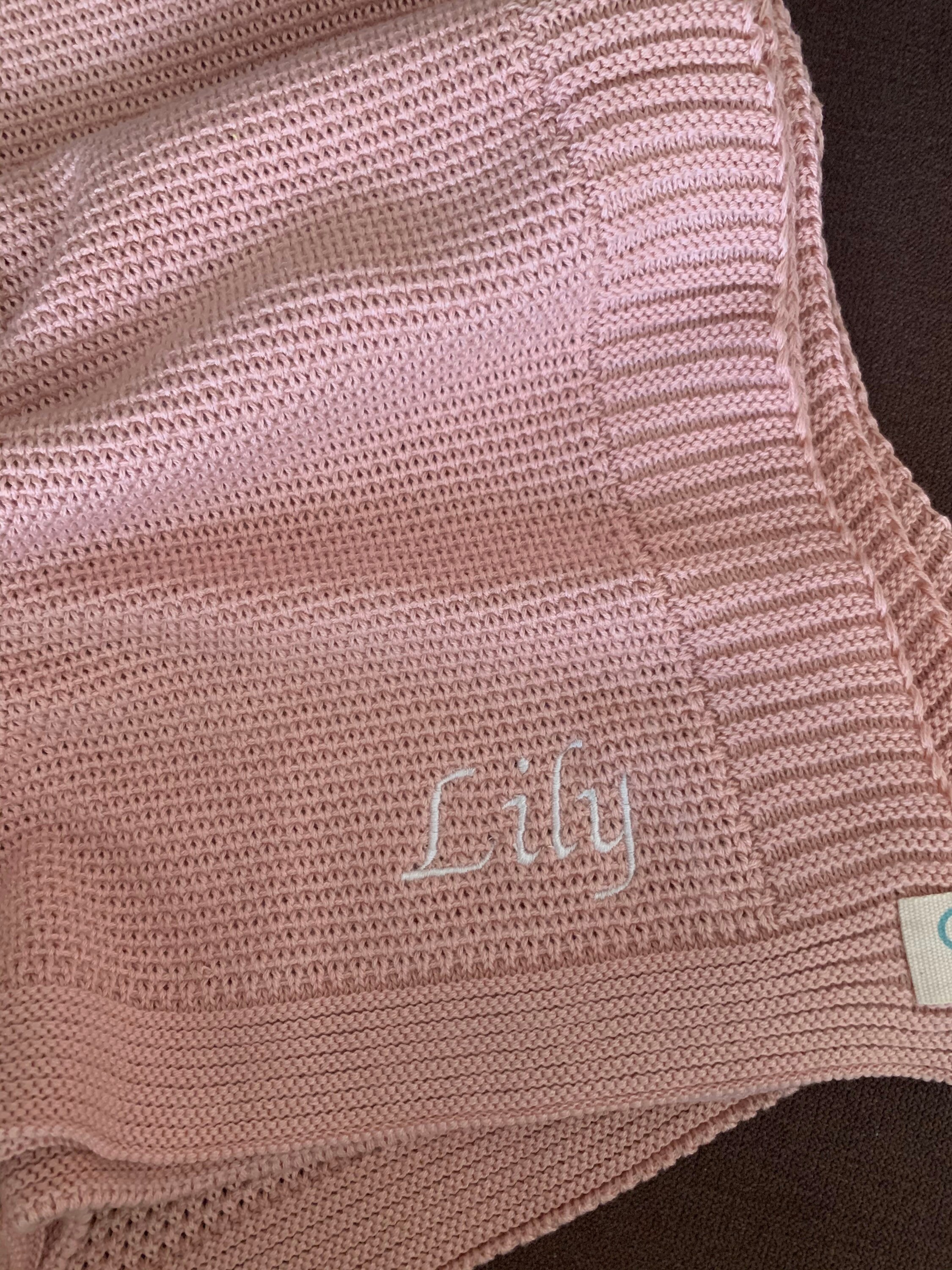 Knit Baby Blanket Cotton Knit Blanket Baby Afghan Etsy