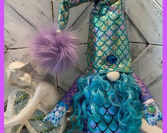 Mermaid hair and doesn’t care Sabina the mermaid gnome