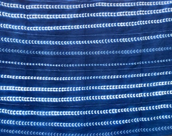 Vintage Denim Indigo Schlamm Stoff werfen Strand Picknick Decke Shibori Schal Schal Textil Boho Wandteppich