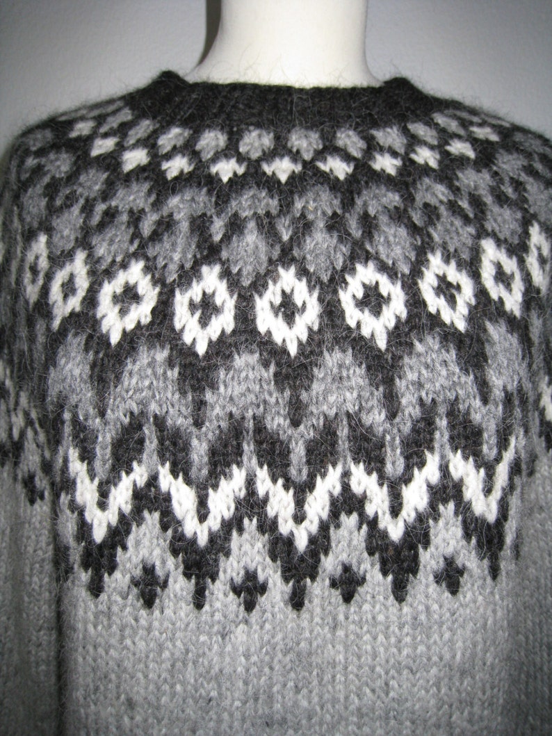 Handmade Icelandic Wool Sweater or lopapeysa as We Call It, Knitted in Iceland. Etsy