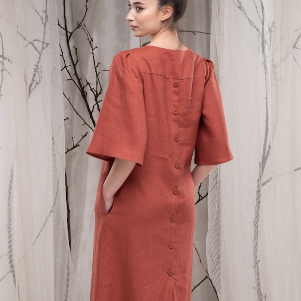 Linen Dress Etsy New Zealand